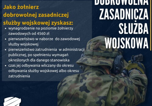 Zostań żołnierzem dobrowolnej zasadniczej służby wojskowej