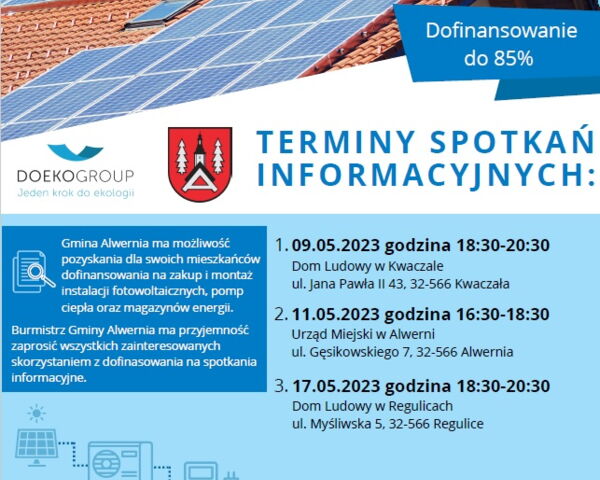 Można starać się o dofinansowanie do fotowoltaiki, pomp ciepła, magazynów energii