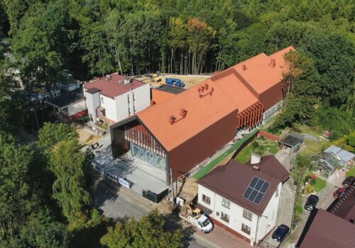 A tak wygląda nasze Małopolskie Muzeum Pożarnictwa w Alwerni z lotu ptaka
