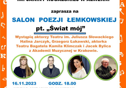 Zapraszamy na Salon Poezji Łemkowskiej do Alwerni