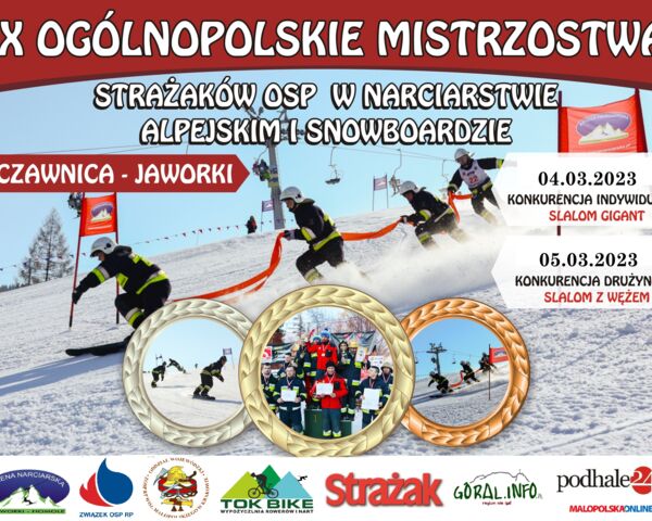 Trwają zapisy na X Ogólnopolskie Mistrzostwa Strażaków OSP w Narciarstwie Alpejskim i Snowboardzie 2023