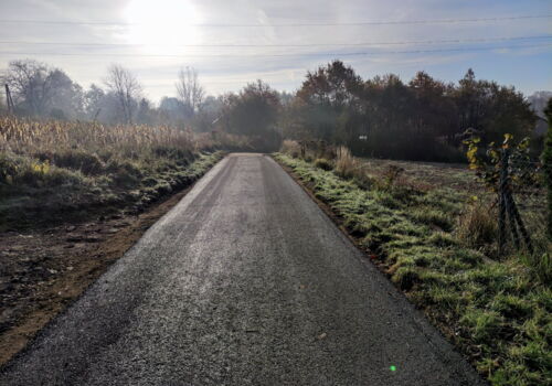 Wyremontowano ul. Na Wzgórzu w Porębie Żegoty