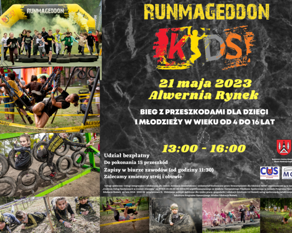 Zapraszamy na Runmageddon Kids do Alwerni