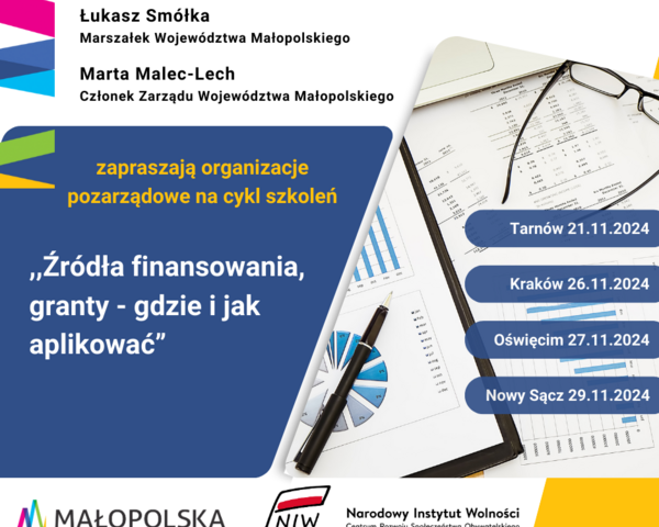 Szkolenia informacyjno-edukacyjne dla NGO