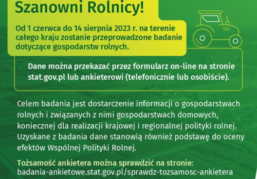 Informacja dla rolników