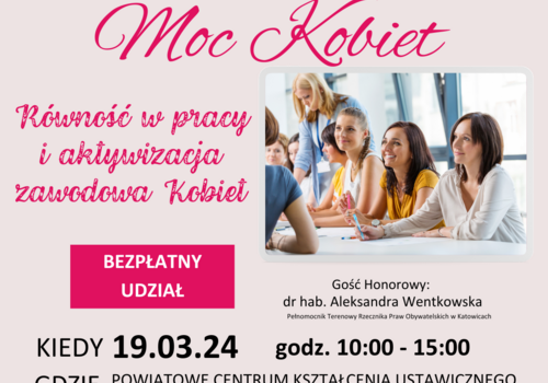 "MOC KOBIET"  - zapraszamy na Ogólnopolską Konferencję